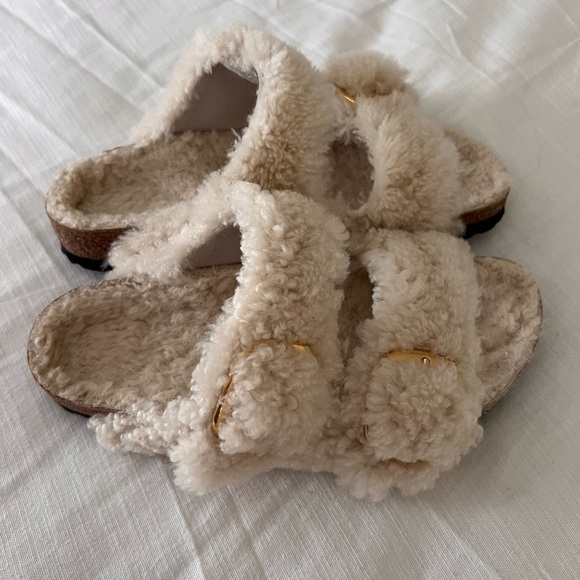 Birkenstock Arizona Big Buckle Teddy sandals - Picture 5 of 6